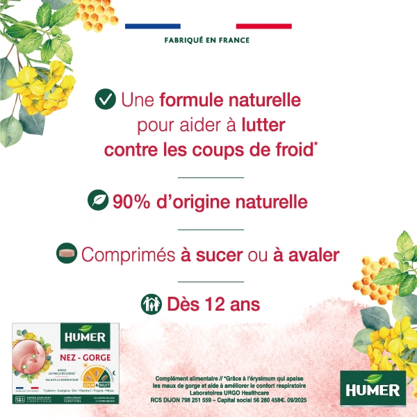 Humer Jour Nuit une formule naturelle pour participer à lutte contre les coups de froid