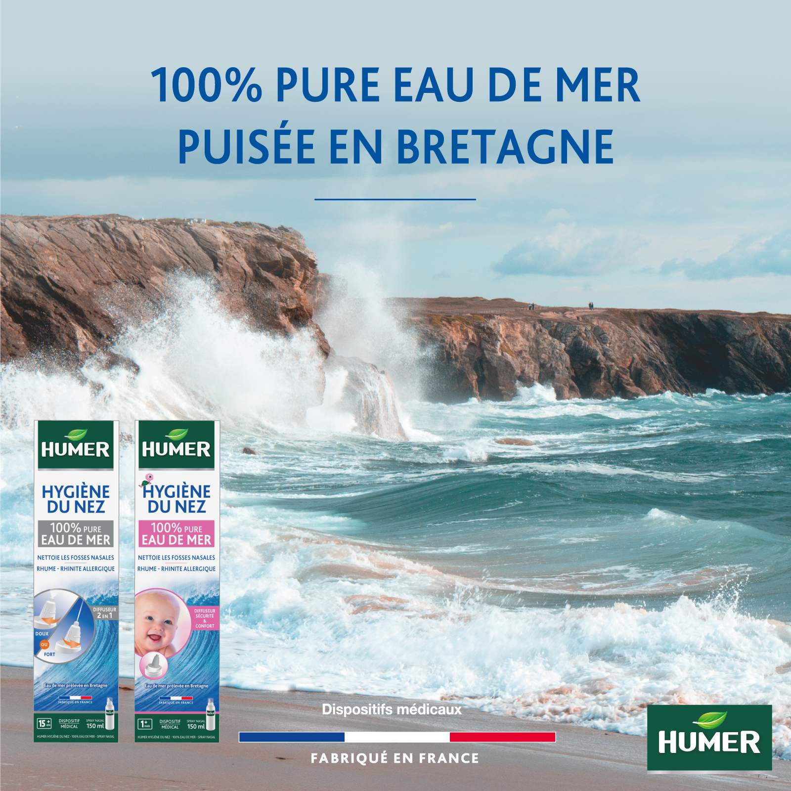 Humer Hygiène du Nez 100% pure eau de mer