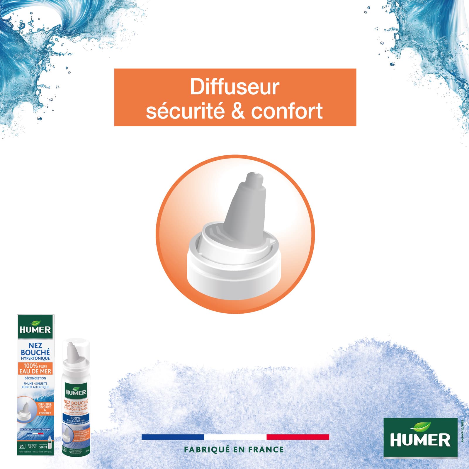 Humer Nez Bouché un diffuseur sécurité et confort