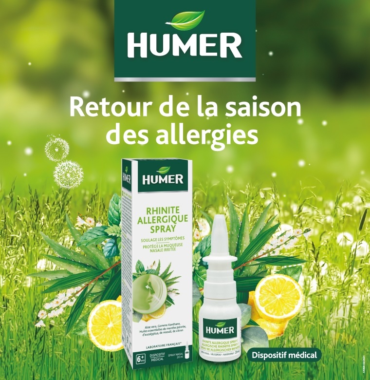 Humer rhinite allergique spray contre les allergies saisonnières