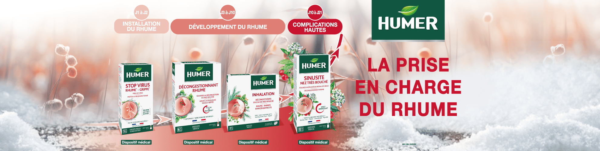 Humer la prise en charge du rhume