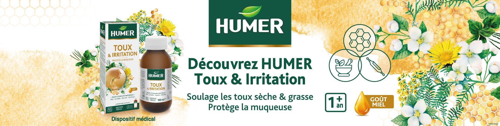 Découvrez Humer Toux & Irritation Soulage les toux